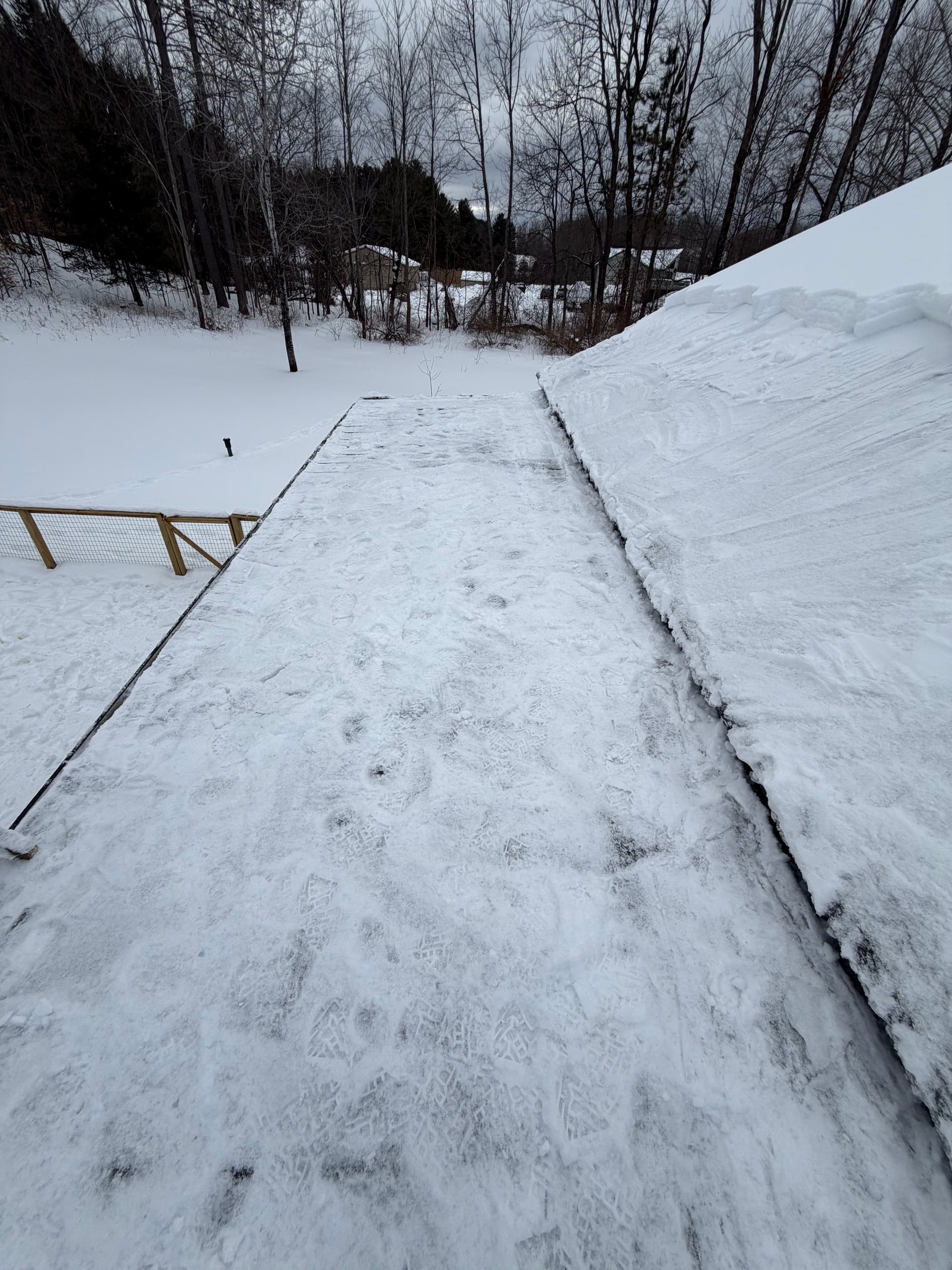 Gallery photos for Clearing the Snow Load in Barre Town and Williamstown VT: Image #2